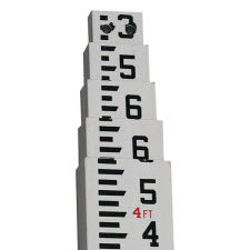 Crain Leveling Crain rectangular Leveling Rod 20ft - Inches – BuildingPoint Southeast